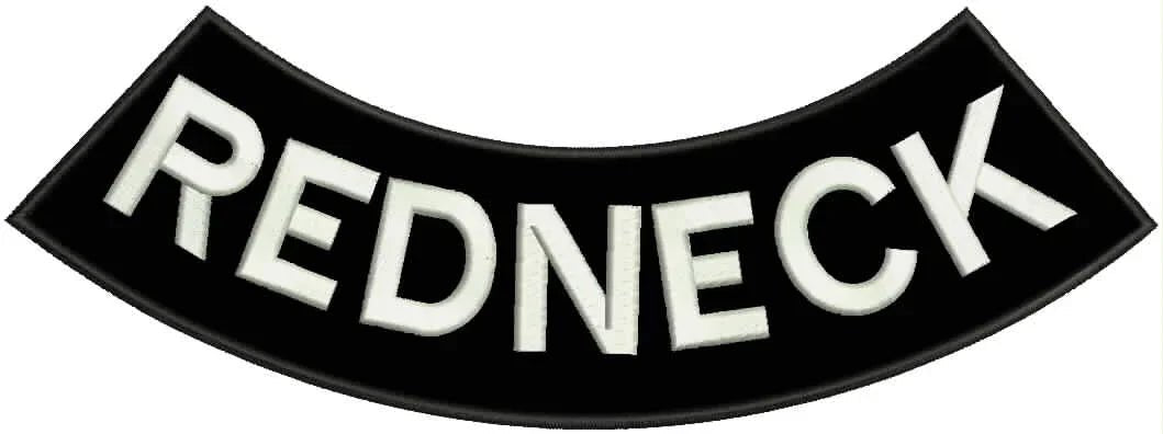 Red Neck Rocker Patch - Embroidered Biker Patch for Vest Veteran Patches