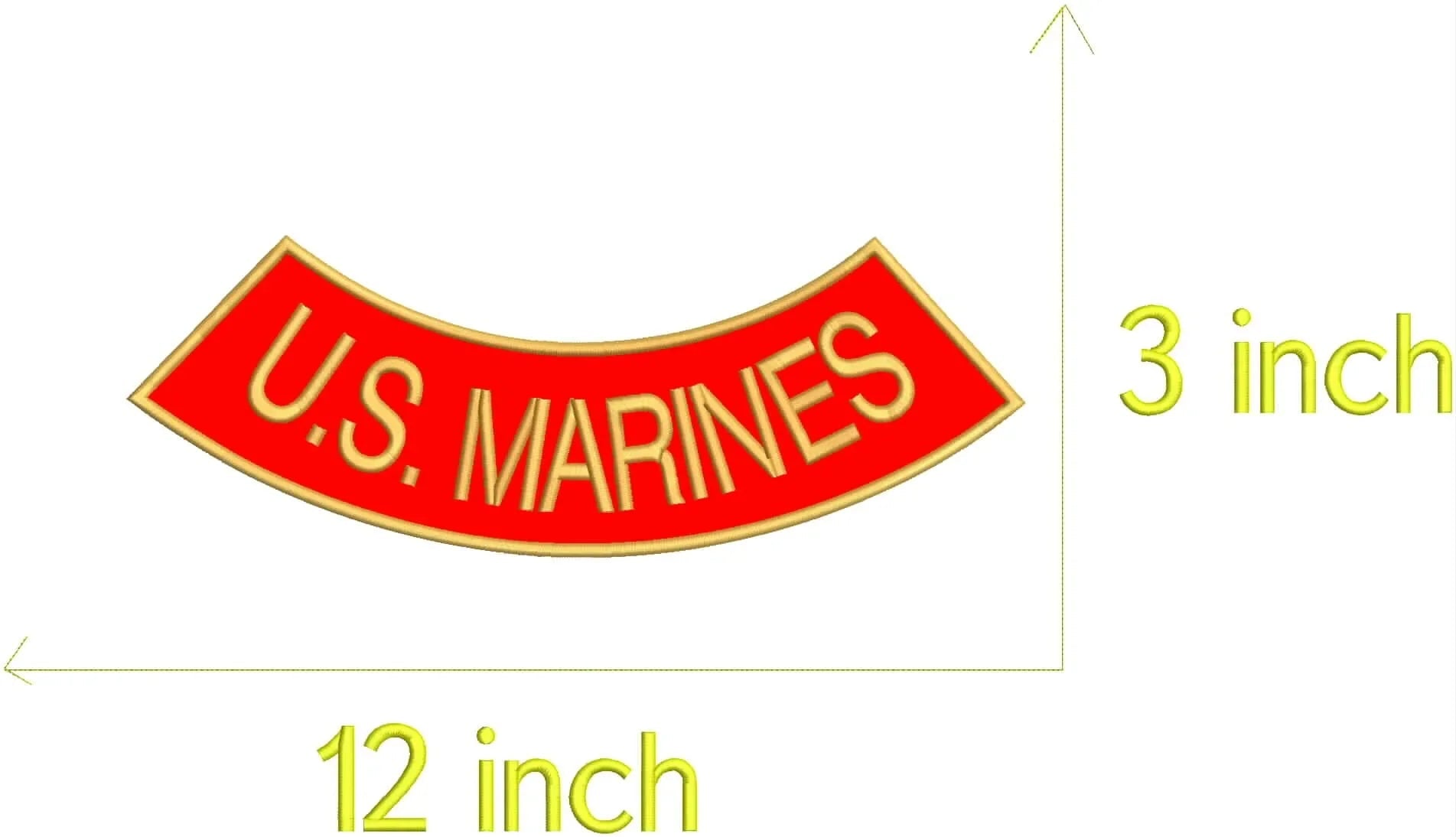 Tattoo Artist White Rocker Patch - Embroidered Biker Patch for Vest Veteran Patches