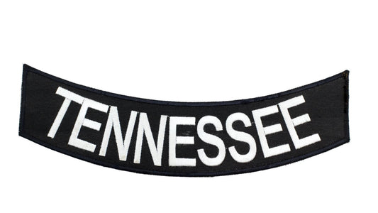Tennessee Rocker Patch - Embroidered Biker Patch for Vest Veteran Patches